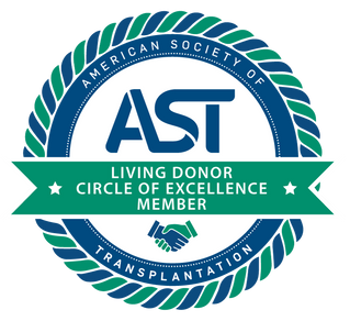 American Society of Transplantation Living Donor Circle of Excellence Member