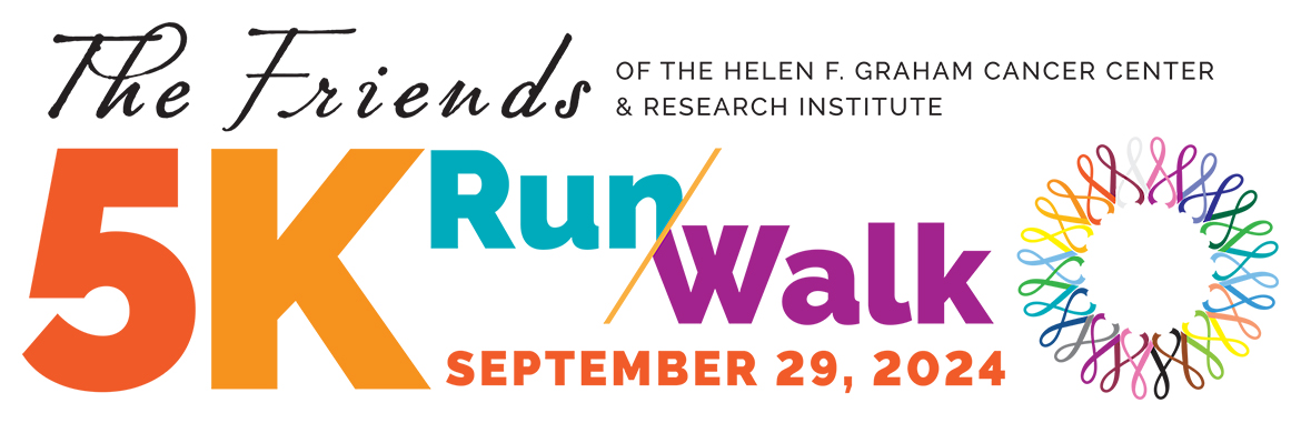 Logo of the Friends of Helen F. Graham Cancer Center 5K Run/Walk