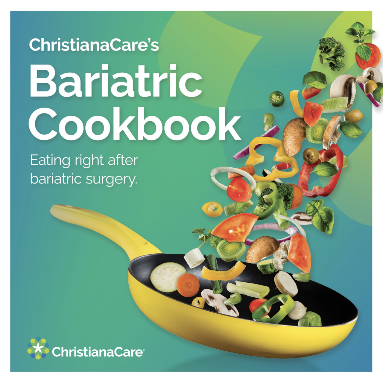 Arte de la portada del Libro de cocina bariátrica de ChristianaCare