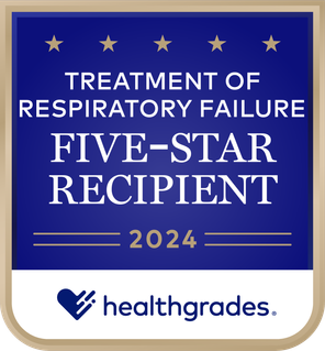 Treatment of Respiratory Failure Five-Star Award Healthgrades