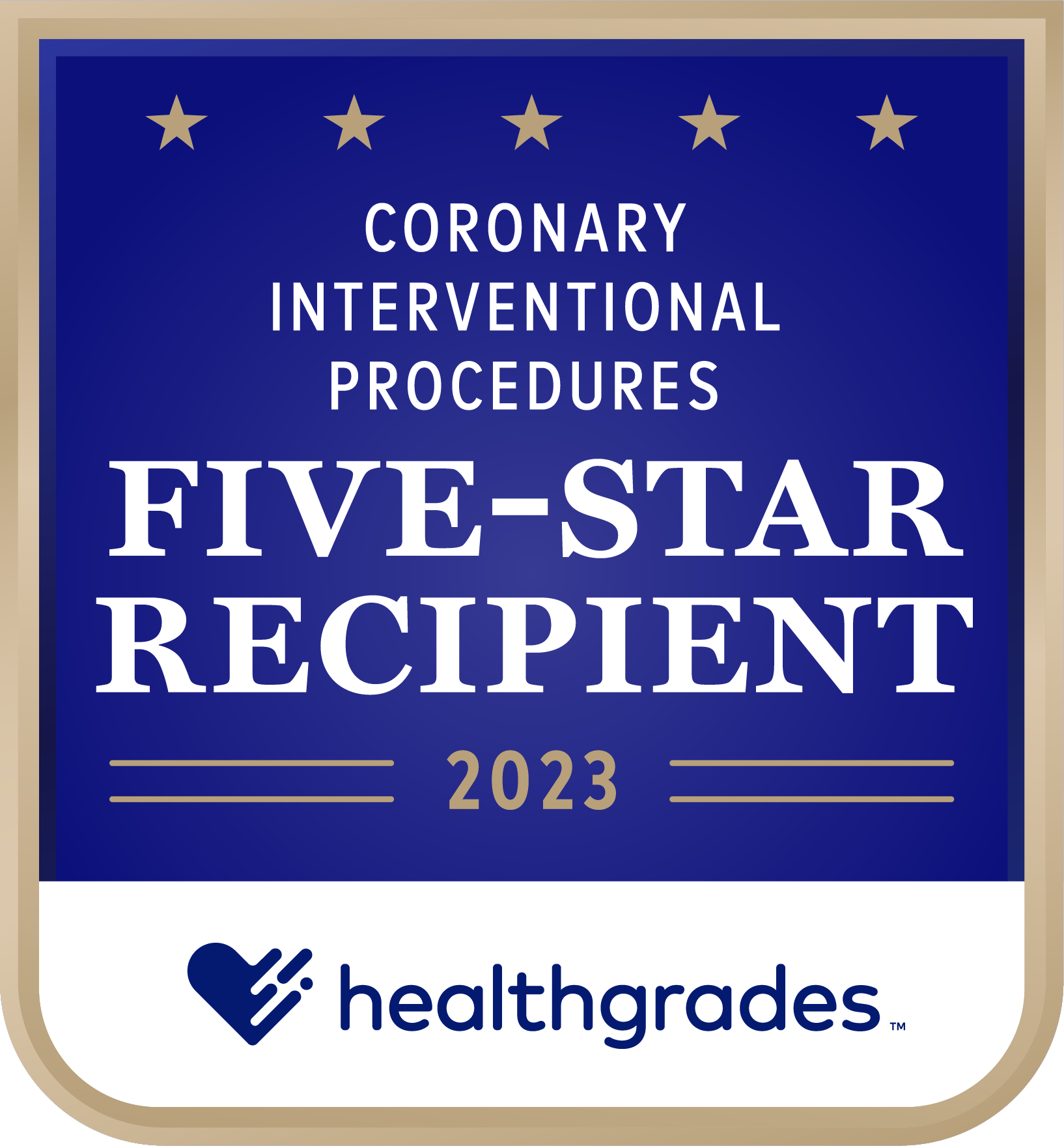 Coronary Intervention 5 Star Recipient Healthgrades