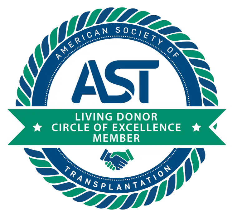 American Society of Transplantation Living Donor Circle of Excellence Member
