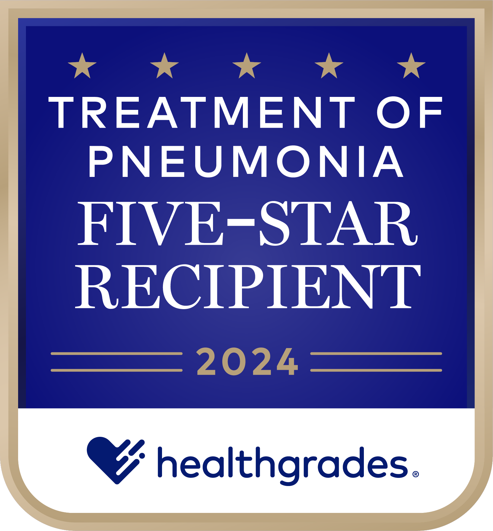 Treatment of Pneumonia 5 Star Recipient Healthgrades