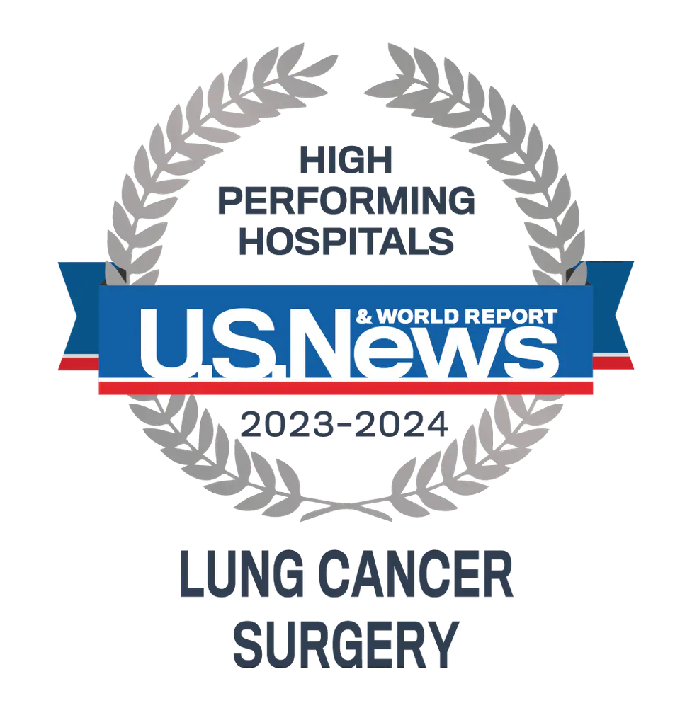 US News High Performing Hospital: Lung Cancer