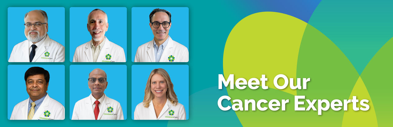 A collage of new cancer care providers at ChristianaCare