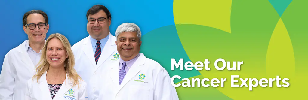 A collage of new cancer care providers at ChristianaCare