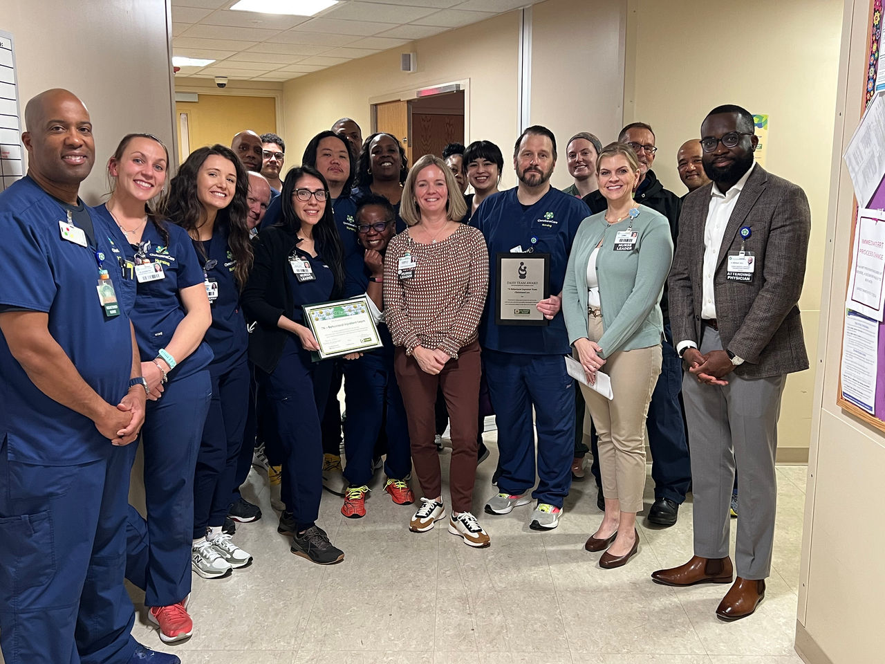 A group shot of the ChristianaCare Behavioral Health Nursing Team