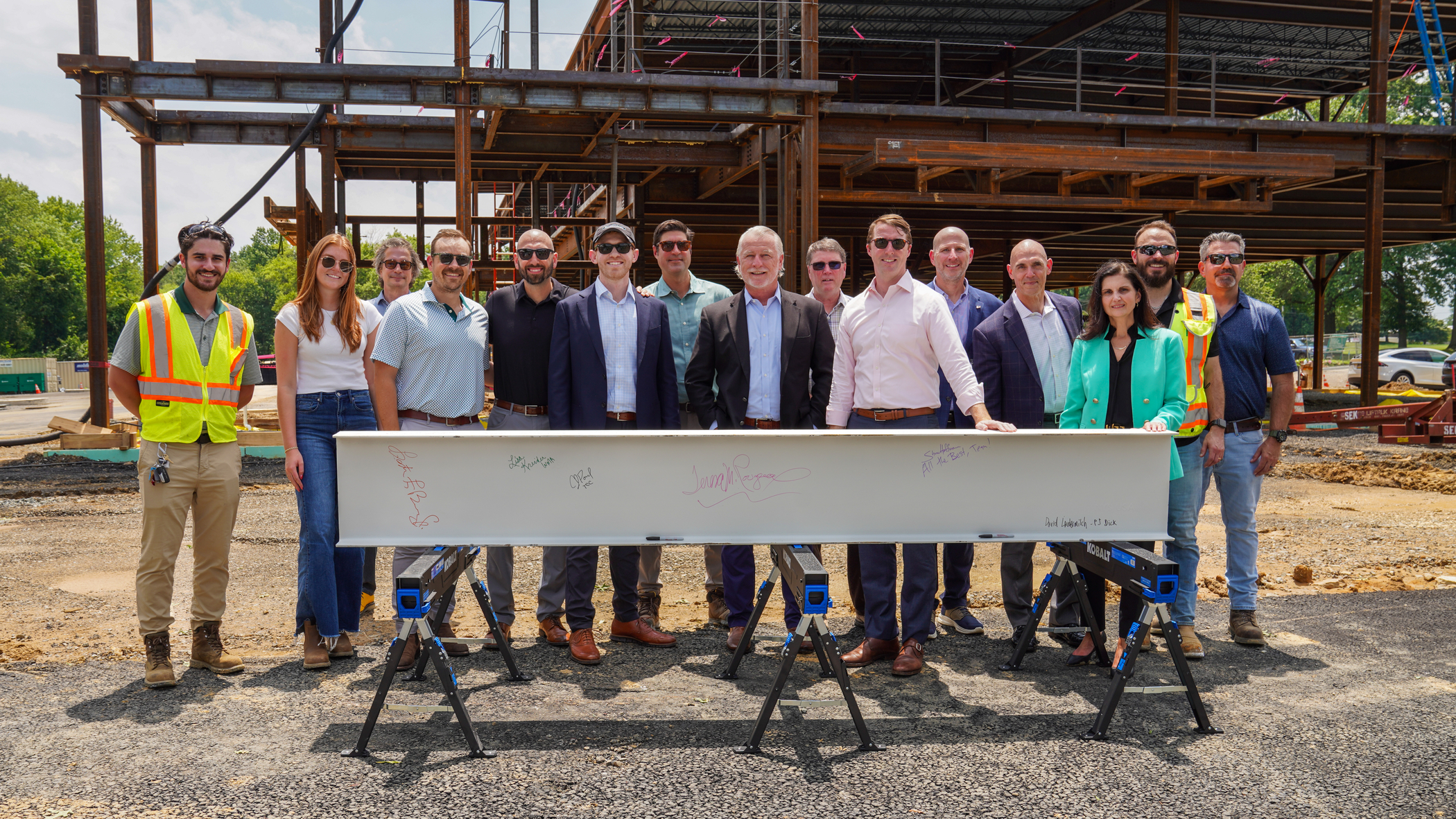 Beam-Signing Ceremony Celebrates Construction Milestone for ChristianaCare Hospital, Aston, PA