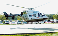 medical transport helicopter