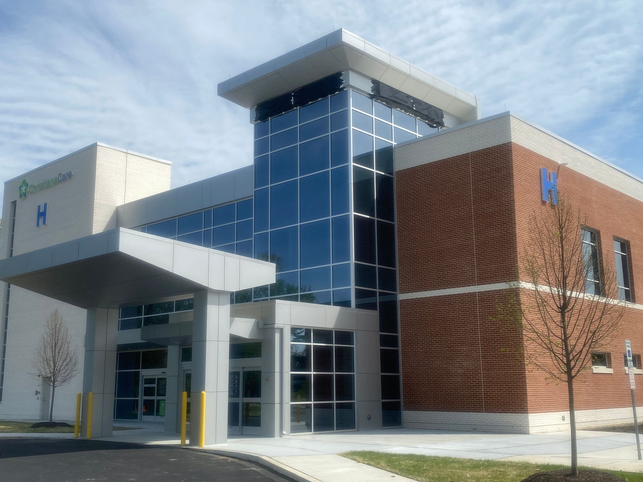 Construction work at the ChristianaCare Aston Campus