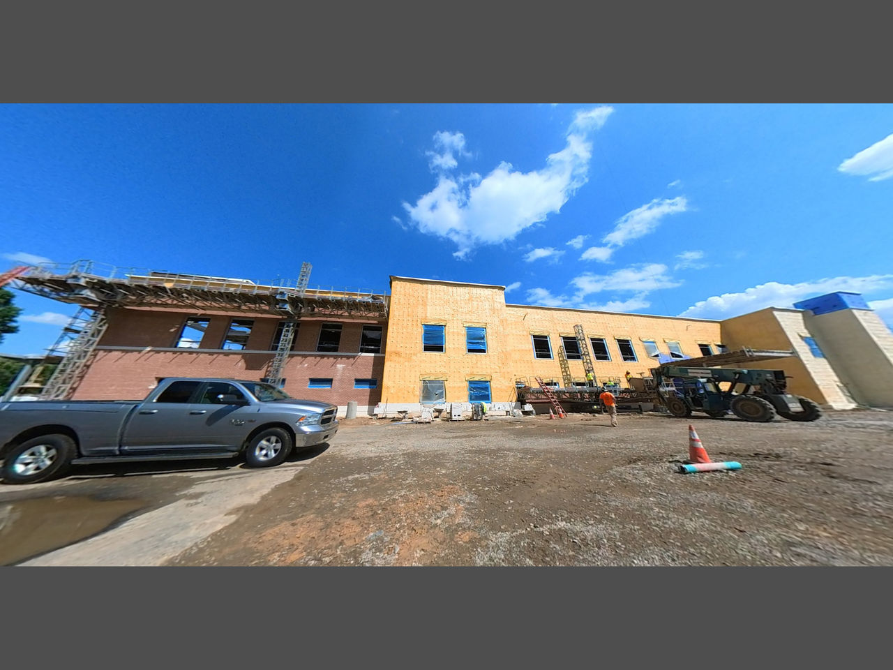 Construction work at the ChristianaCare Aston Campus