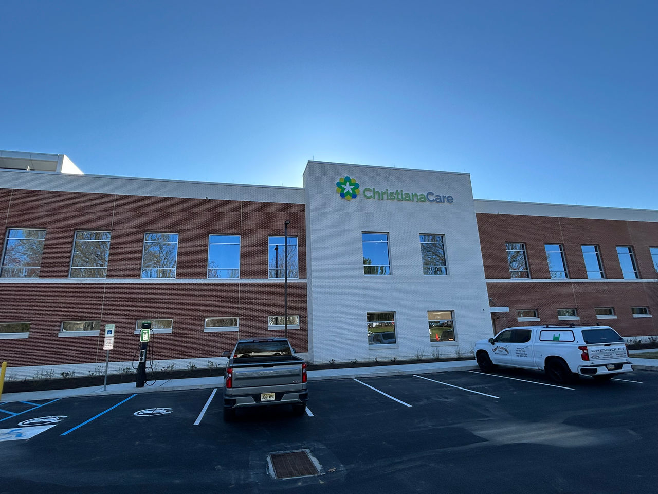Construction work at the ChristianaCare Aston Campus