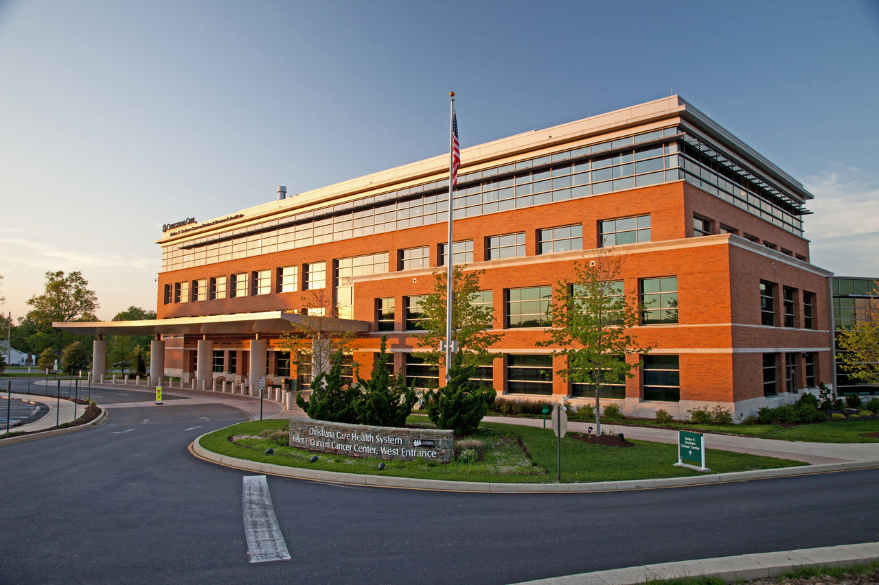 exterior Helen F Graham west entrance