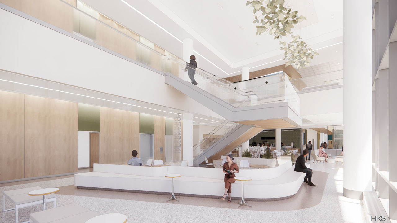 Artist's rendering of the interior for ChristianaCare Health Center Middletown Campus