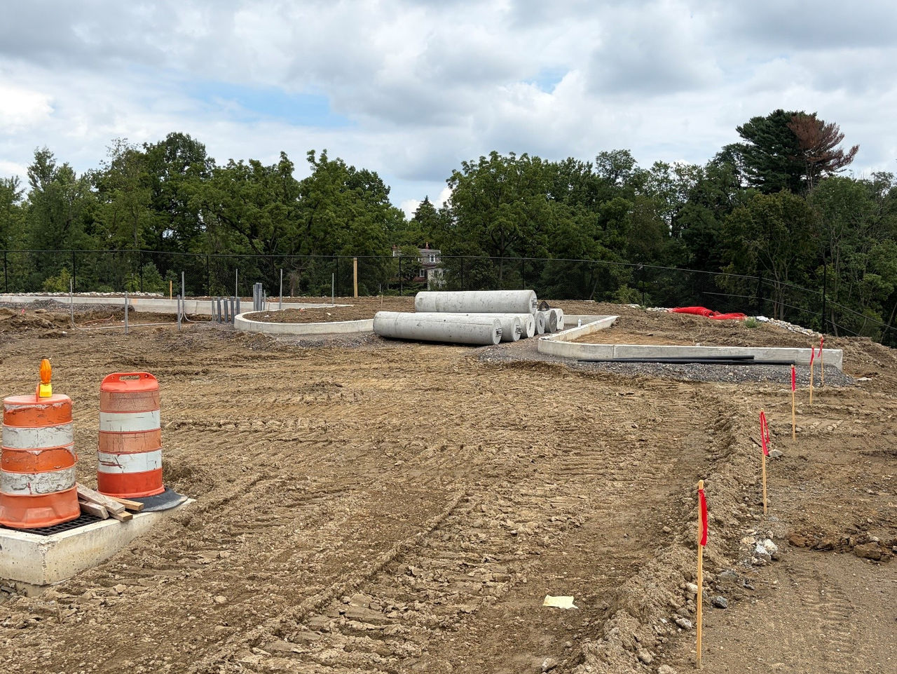 Construction work at the ChristianaCare Springfield Campus