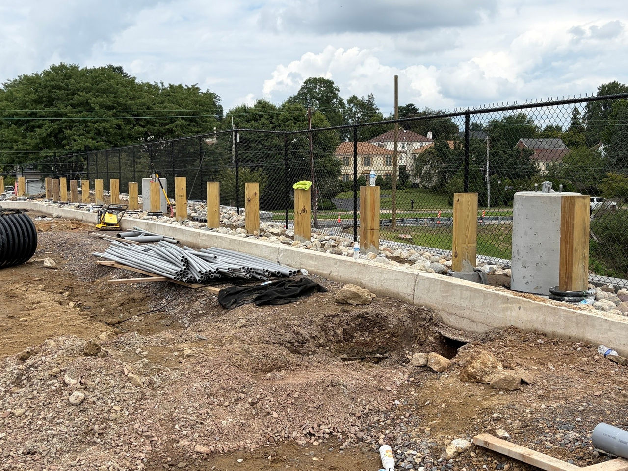 Construction work at the ChristianaCare Springfield Campus