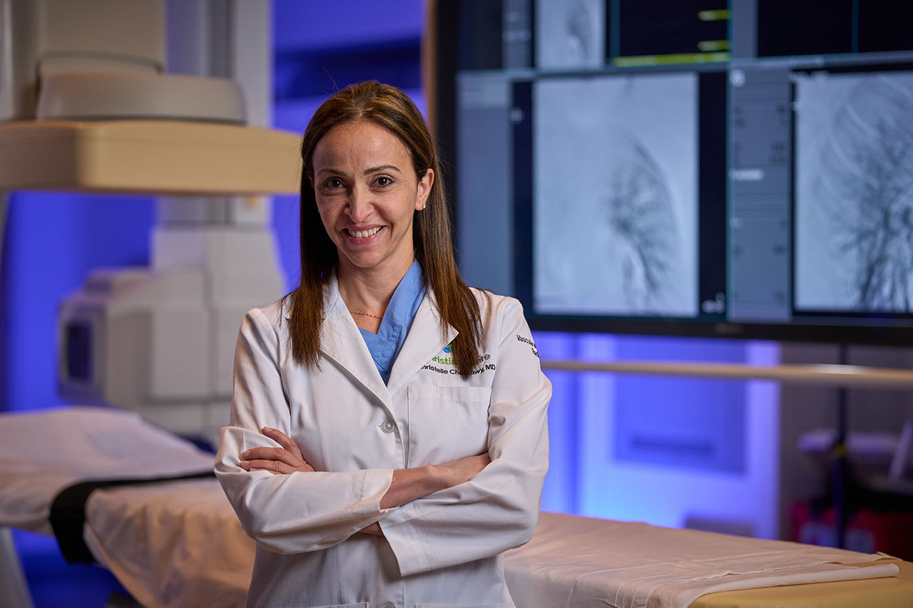 Christelle Chedrawy, M.D., ChristianaCare vascular interventional radiologist