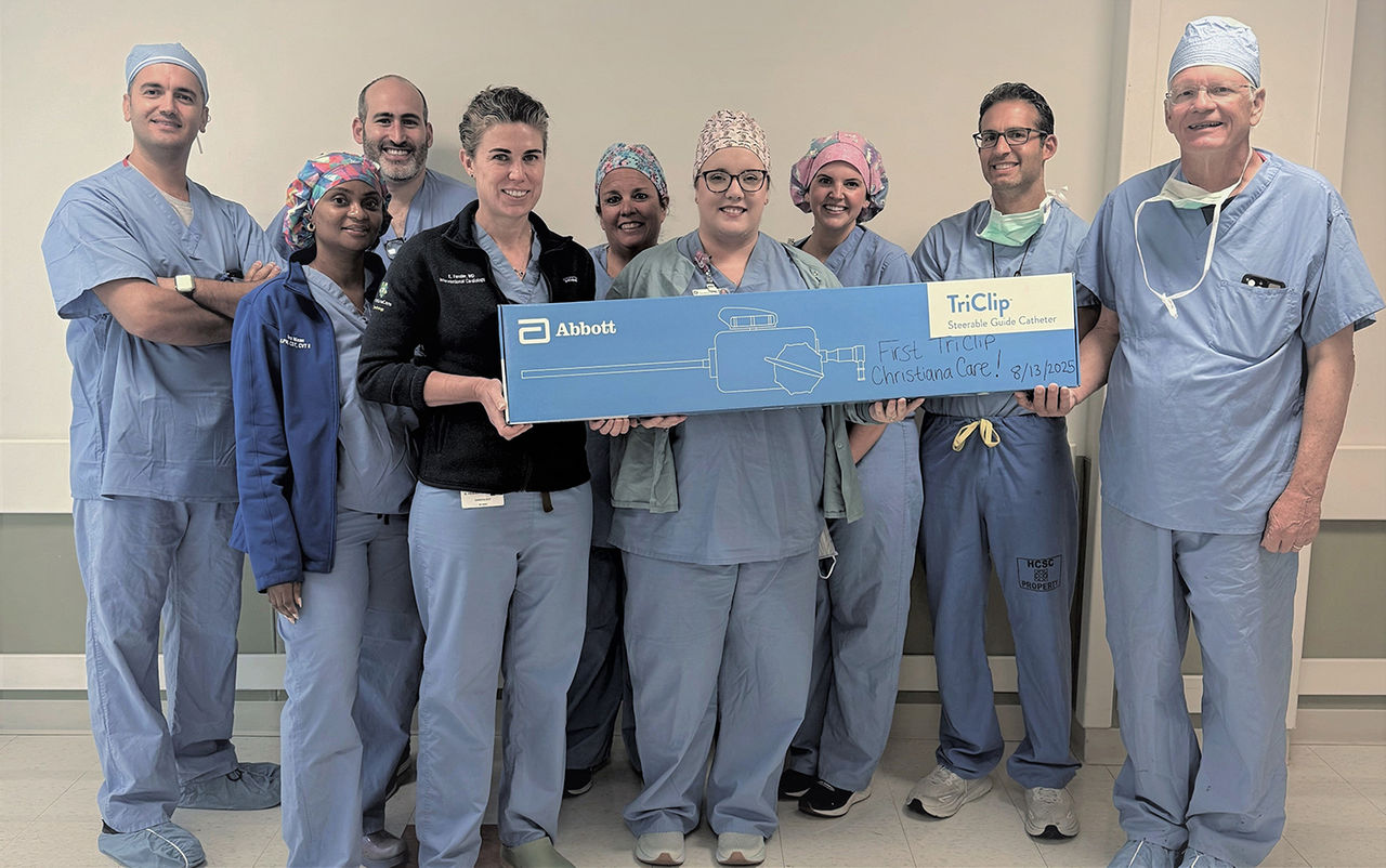 The tricuspid valve repair team at ChristianaCare