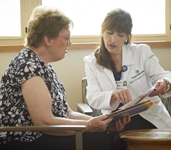 Patient at doctor consultation